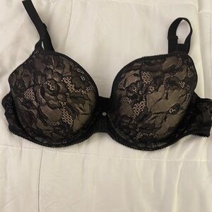 Wacoal 853201 Women's Dazzling Contour Bra Tan and Black 36C